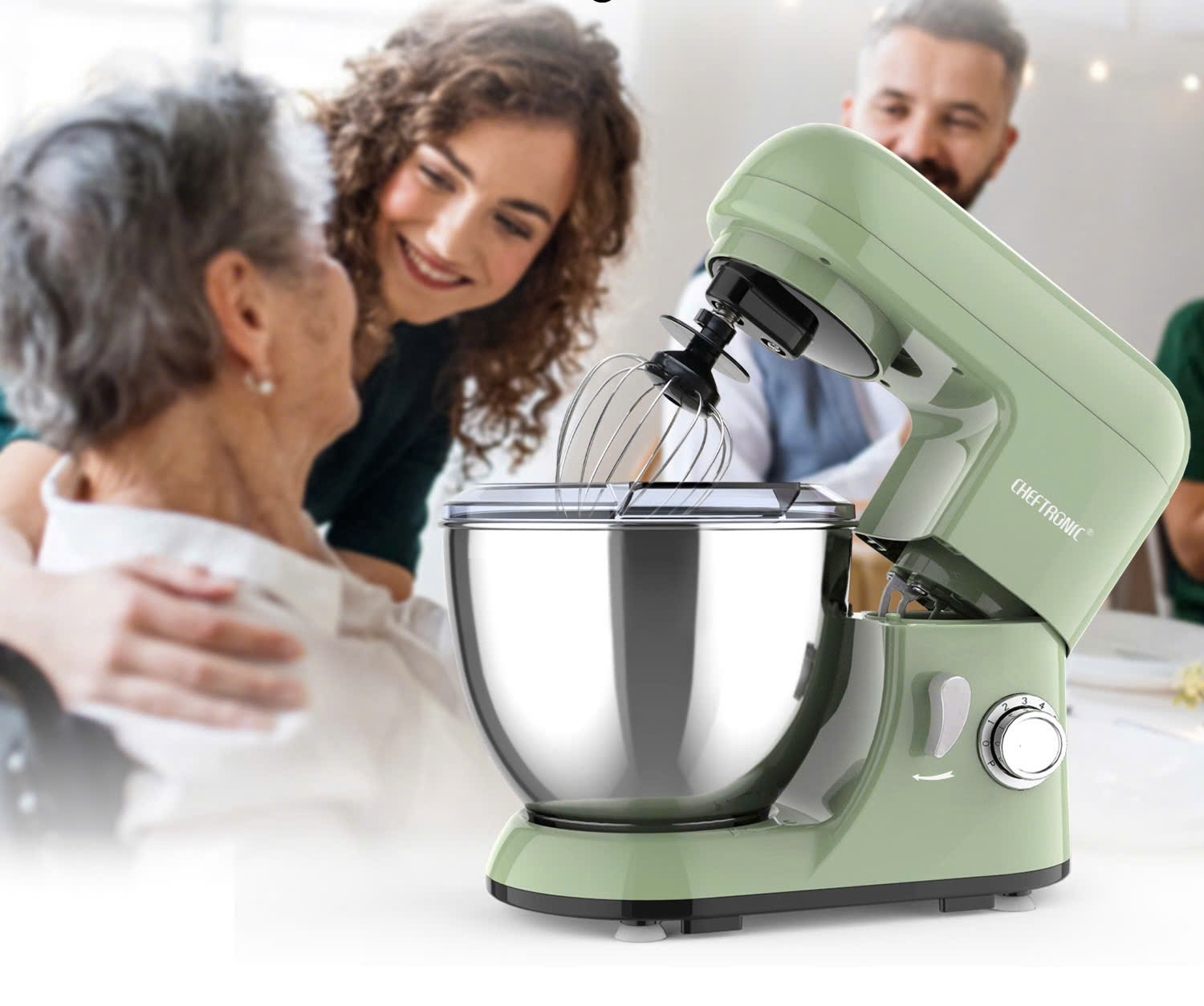 MÁY TRỘN BỘT ĐA NĂNG GIA ĐÌNH 4LIT