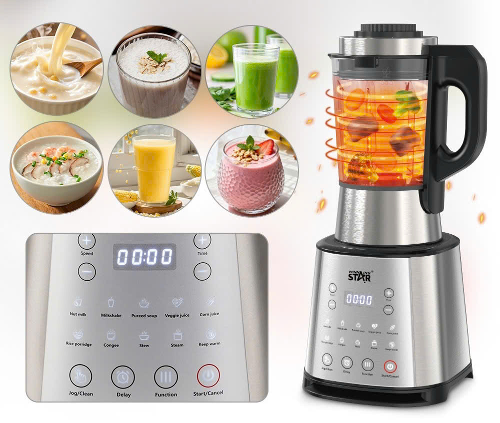 MÁY XAY NẤU SỮA HẠT GIA ĐÌNH WINNING STAR